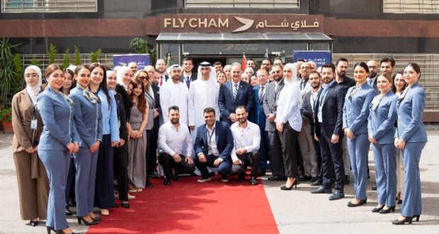 وزير التجارة الخارجية الإماراتي الدكتور ثاني بن أحمد الزيودي يزور " فلاي شام".. أول استثمار إماراتي في سوريا